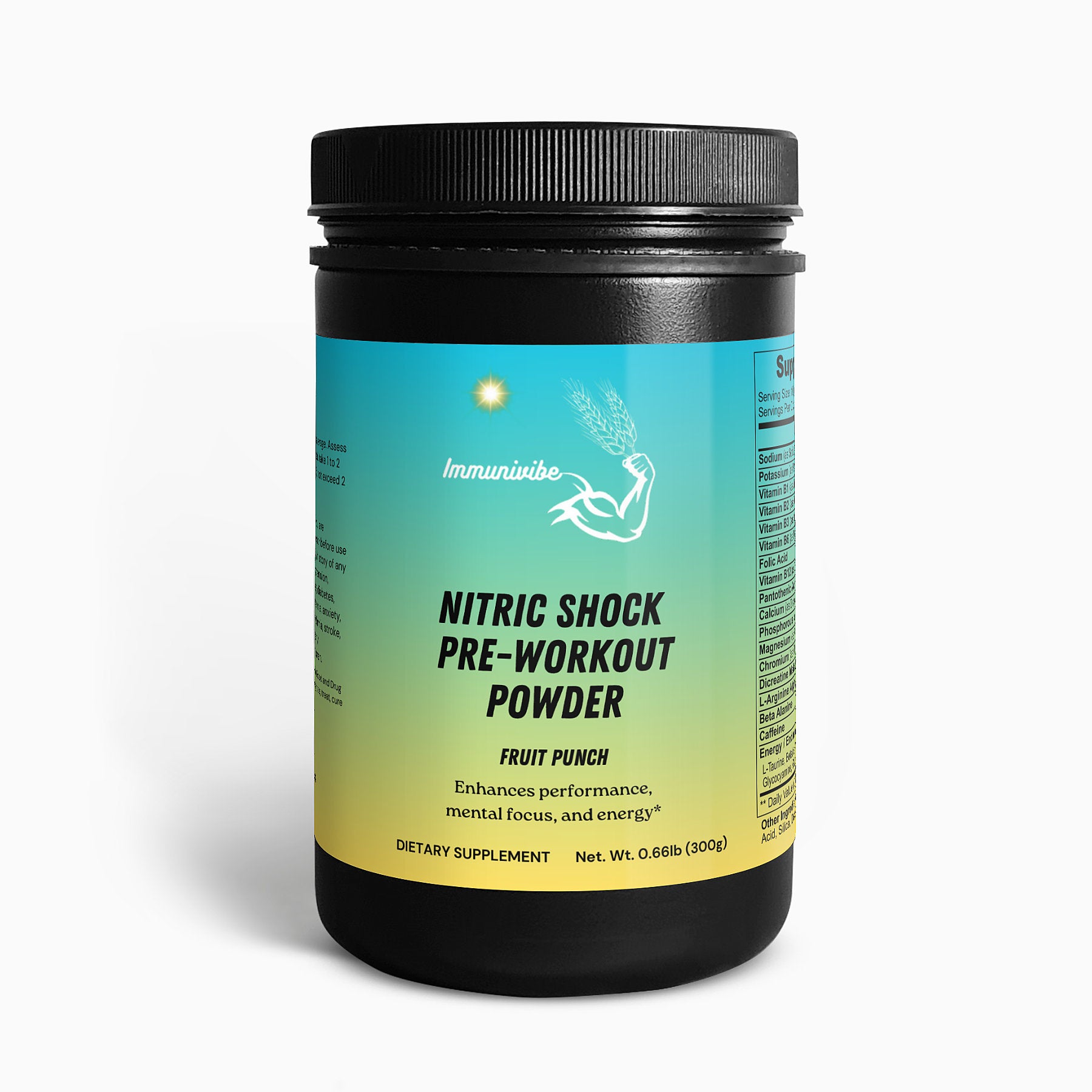 Nitric Shock Pre-Workout Powder (Fruit Punch)